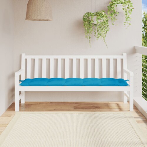 vidaXL Jastuk za vrtnu klupu svjetloplavi 180x50x7 cm tkanina Oxford