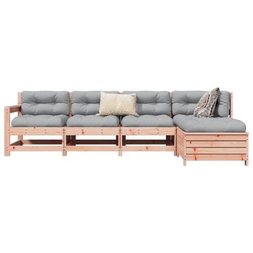 vidaXL 5-dijelni set vrtnih sofa od masivnog drva duglazije