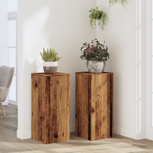 vidaXL Stalci za biljke 2 kom 30 x 30 x 70 cm konstruirano drvo