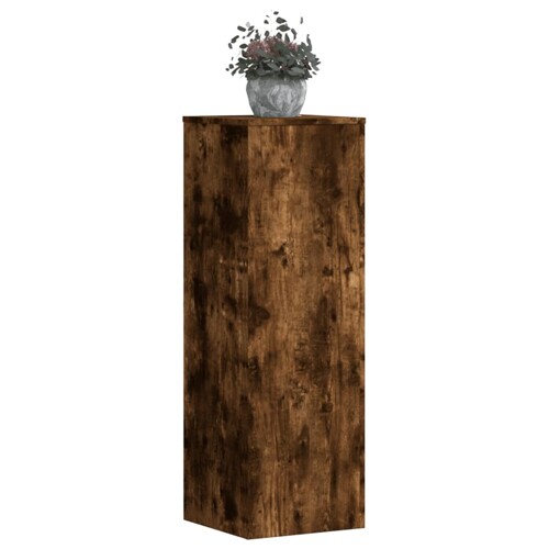 vidaXL Stalci za biljke 2 kom boja hrasta 33 x 33 x 100 cm drveni