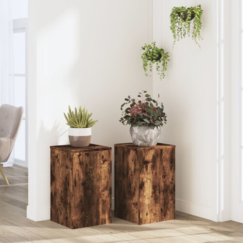 vidaXL Stalci za biljke 2 kom 30x30x50 cm konstruirano drvo
