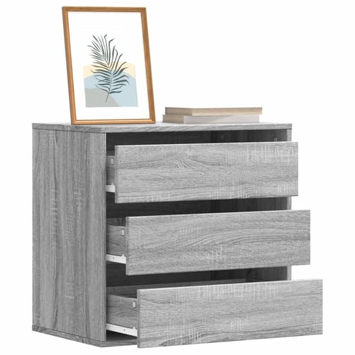 vidaXL Kutna komoda s ladicama boja hrasta sonome 60x41x58 cm drveni