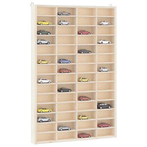 vidaXL Drvena kolekcionarska vitrina s 56 odjeljaka 40x4,5x60 cm