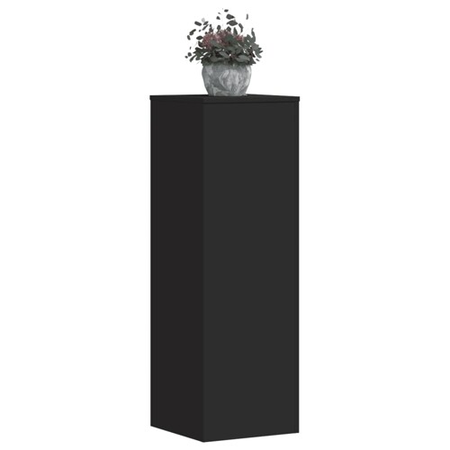 vidaXL Stalci za biljke 2 kom crni 30 x 30 x 100 cm konstruirano drvo