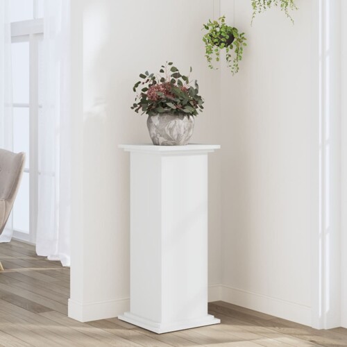 vidaXL Stalak za biljke bijeli 33x33x80 cm konstruirano drvo