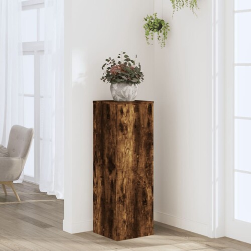 vidaXL Stalak za biljke boja hrasta 33 x 33 x 100 cm konstruirano drvo