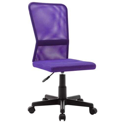 vidaXL Uredska stolica ljubičasta 44 x 52 x 100 cm od mrežaste tkanine