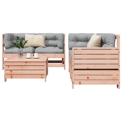 vidaXL 5-dijelni set vrtnih sofa od masivnog drva duglazije