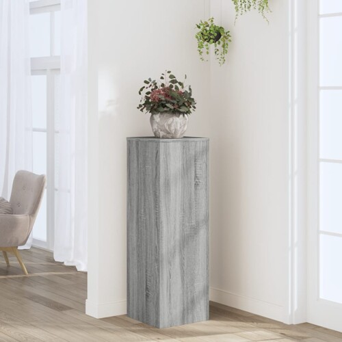 vidaXL Stalak za biljke boja hrasta 33 x 33 x 100 cm konstruirano drvo