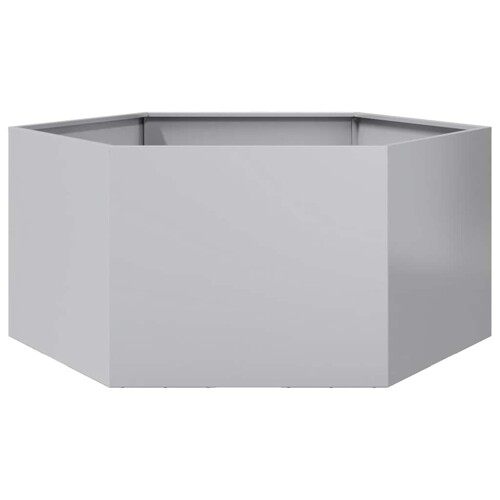 vidaXL Vrtna sadilica šesterokutna 104x90x45 cm od pocinčanog čelika