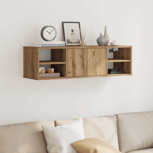 vidaXL Zidni ormarić Artisan hrast 101x30x29 cm izrađeno drvo