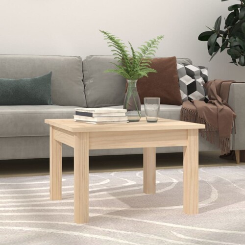 vidaXL Stolić za kavu 45x45x30 cm od masivne borovine