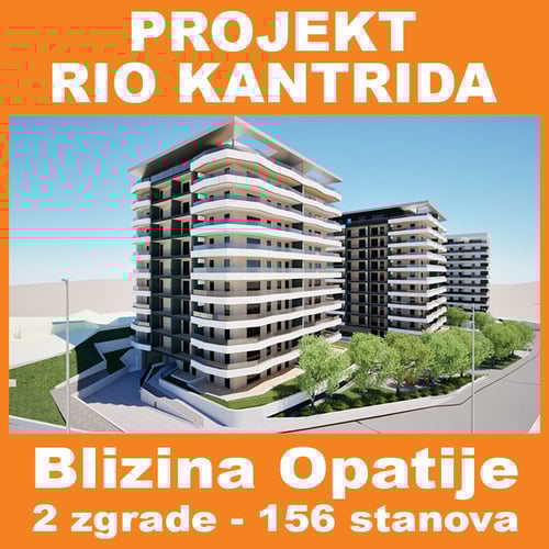 Projekt RIO Kantrida - 2 zgrade 156 stanova