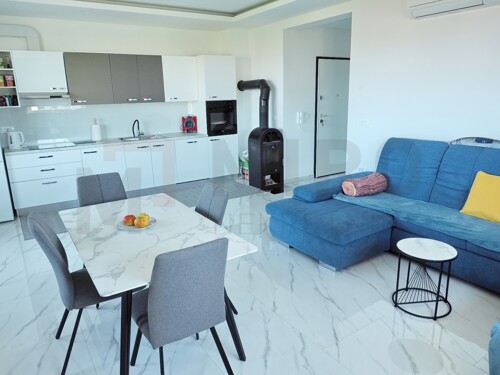 Malinska, namješten apartman s panoramskim pogledom na more