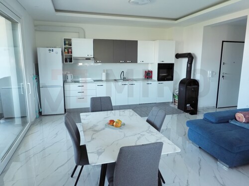 Malinska, namješten apartman s panoramskim pogledom na more