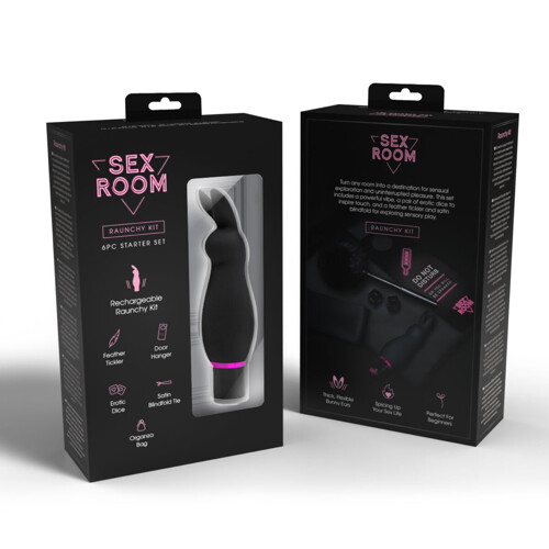 Klasični vibrator Dream Toys Sex Room Raunchy Kit Crna - NOVO