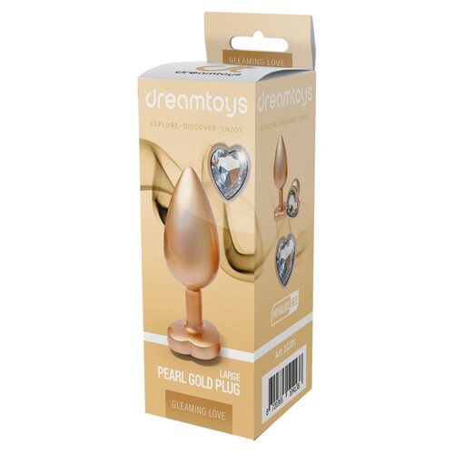 Analni Čep Dream Toys Gleaming Love zlatan - NOVO