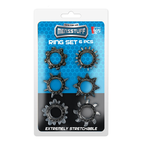 Prsten za Penis Pakiranje Dream Toys MenzStuff Crna - NOVO