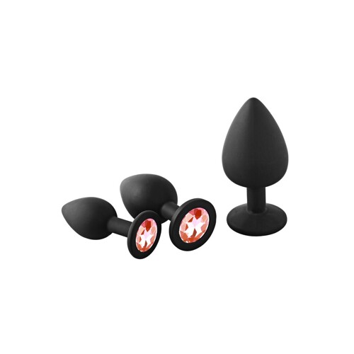 Analni Čep Dream Toys Fantasstic Crna 3 Dijelovi - NOVO