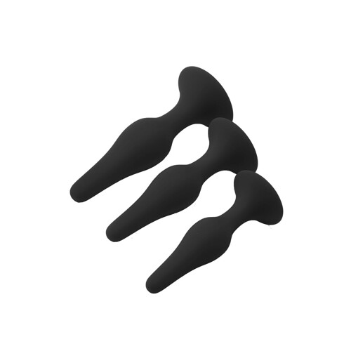 Analni Čep Dream Toys Fantasstic Crna 3 Dijelovi - NOVO