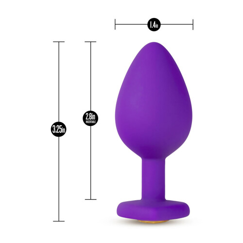 Analni Čep Blush Temptasia Vijoličasta (8,2 cm) - NOVO