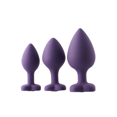 Analni Čep Dream Toys Flirts Vijoličasta 3 Dijelovi - NOVO