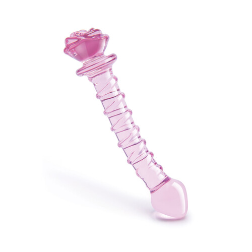 Dildo Dream Toys Glaze Glass Roza - NOVO