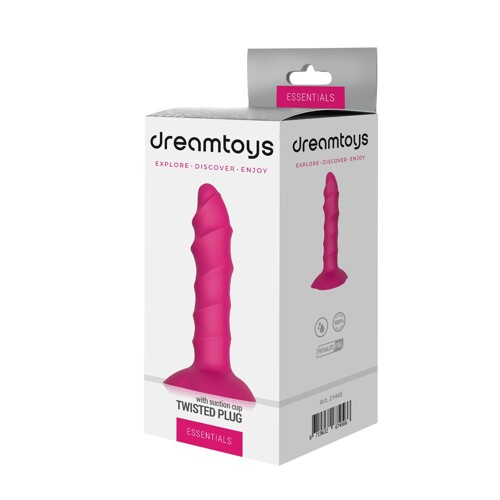 Analni Čep Dream Toys Essentials Twisted Roza - NOVO