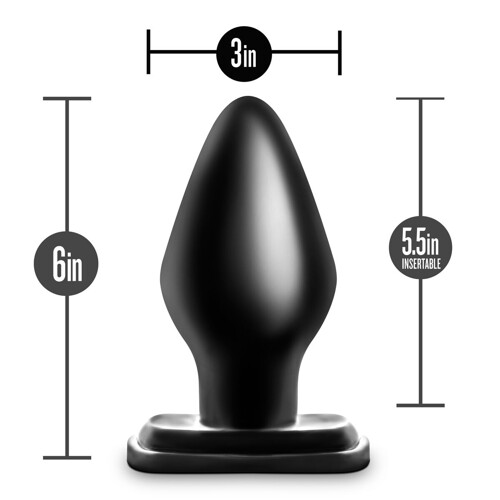 Analni Čep Blush Adventures Crna (7,6 cm) - NOVO