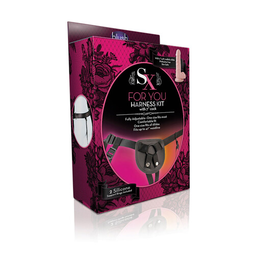 Strap-on didlo Blush Sx Harnesses - NOVO