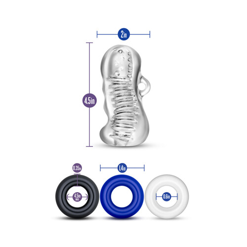 Navlaka za penis Blush Quickie kit Ø 4,2 cm - NOVO