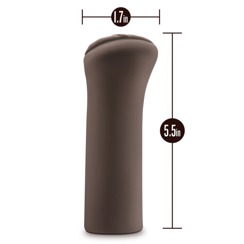 Masturbator za Izdržljivost Stražnjica Blush Hot Chocolate Smeđa - NOVO