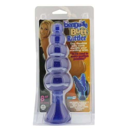 Analni Čep NMC BENDABLE BUTT RATTLER Plava - NOVO