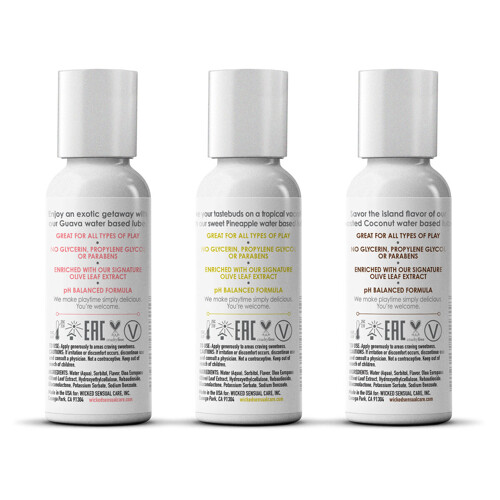 Lubrikant Wicked Sensual Care 3 x 30 ml - NOVO