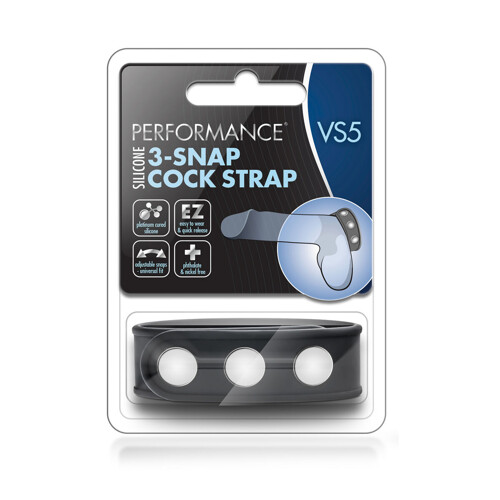 Prsten za Penis Pakiranje Blush Performance Crna - NOVO