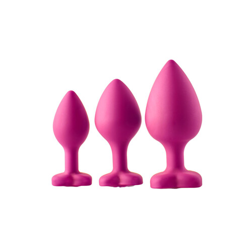 Analni Čep Dream Toys Flirts Roza 3 Dijelovi - NOVO