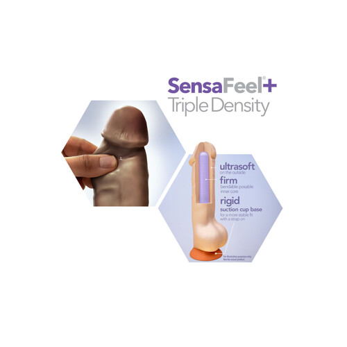 Realistični dildo Blush Dr Skin TPE Ø 3,1 cm (12,7 cm) - NOVO