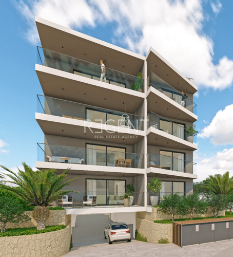 Trogir, Okrug Gornji – Jednosobni stan s balkonom 34 m2, novogradnja