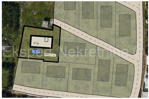 Kaštel Novi, Rudine, građevinsko zemljište 900 m2