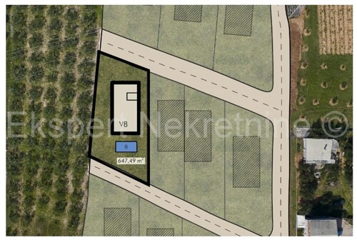 Kaštel Novi, Rudine, građevinsko zemljište 647 m2