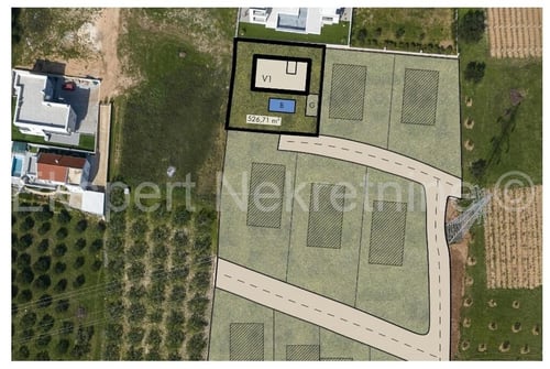 Kaštel Novi, Rudine, građevinsko zemljište 527 m2
