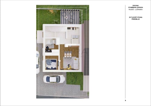 STAN, PRODAJA, ZAGREB, RUDEŠ, 73m2, 3-soban