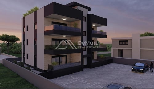 ZADAR_PRIVLAKA,Luksuzna novogradnja 83 m2,350 m od MORA, 2 x Parking